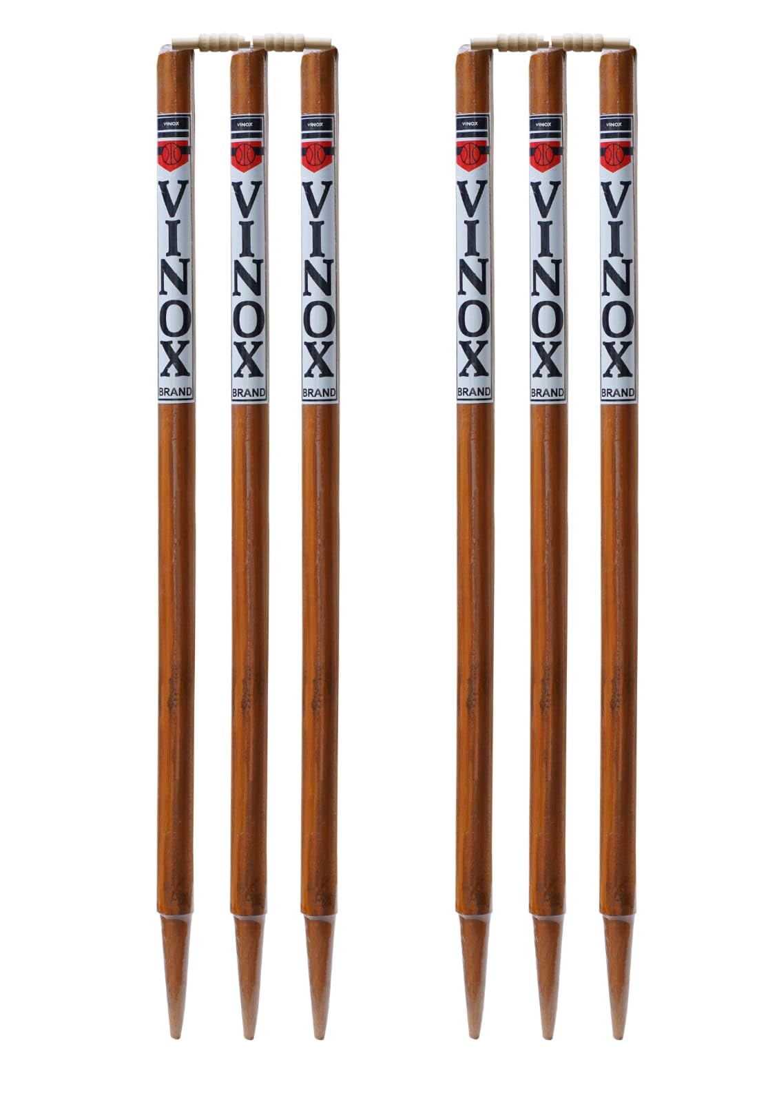 VINOX Cricket Wooden Spring Back Stump Set Wooden Wicket Set for Youth and Senior(Brown) Set of 2 (B0CQXWQSS6) Amazon Price History, Amazon Price Tracker