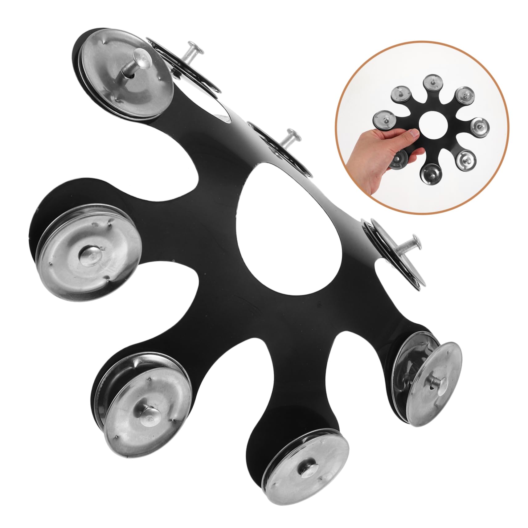 Toddmomy Bell for Drum Cymbal Tambourine Accessory Enhance Your Performance Style