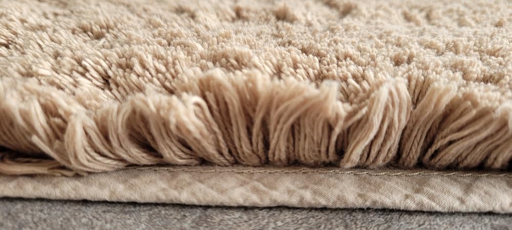 Kleine Wolke 5432254129 WC-Vorleger Bambou, 55 x 55 cm, savannah
