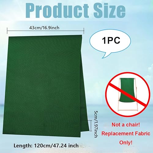 Miniatura 3 de GORGECRAFT Silla de playa de 47.2 in47.24 pulgadas, de lona, de repuesto, para patio, silla plegable de tela, silla plegable de tela, sillas de