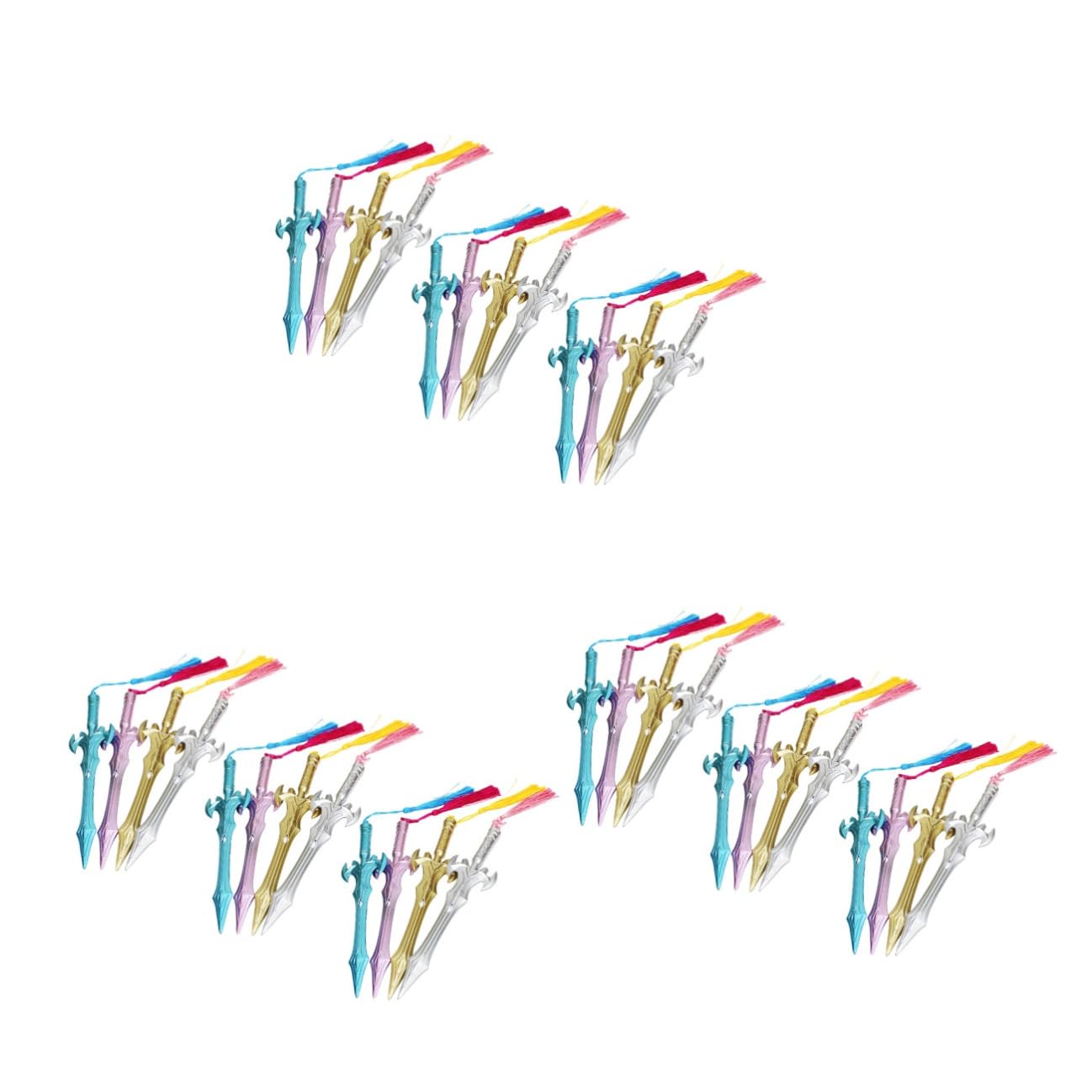 Housoutil 36 Pezzi Penne Gel con Pendente Nappa Penne Gel per Scrittura Liscia Creative e Portatili per Studenti e Ufficio