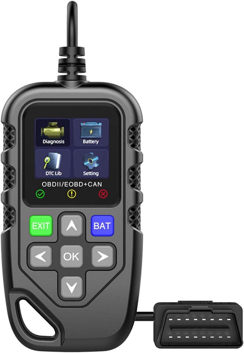 Mengshen Skaner OBD2 Car Check Engine Reader Kody Awaria z Reset OBD II/EOBD Live Data Freeze Frame Skaner Diagnostyczny dla 1996 lub nowych pojazdów