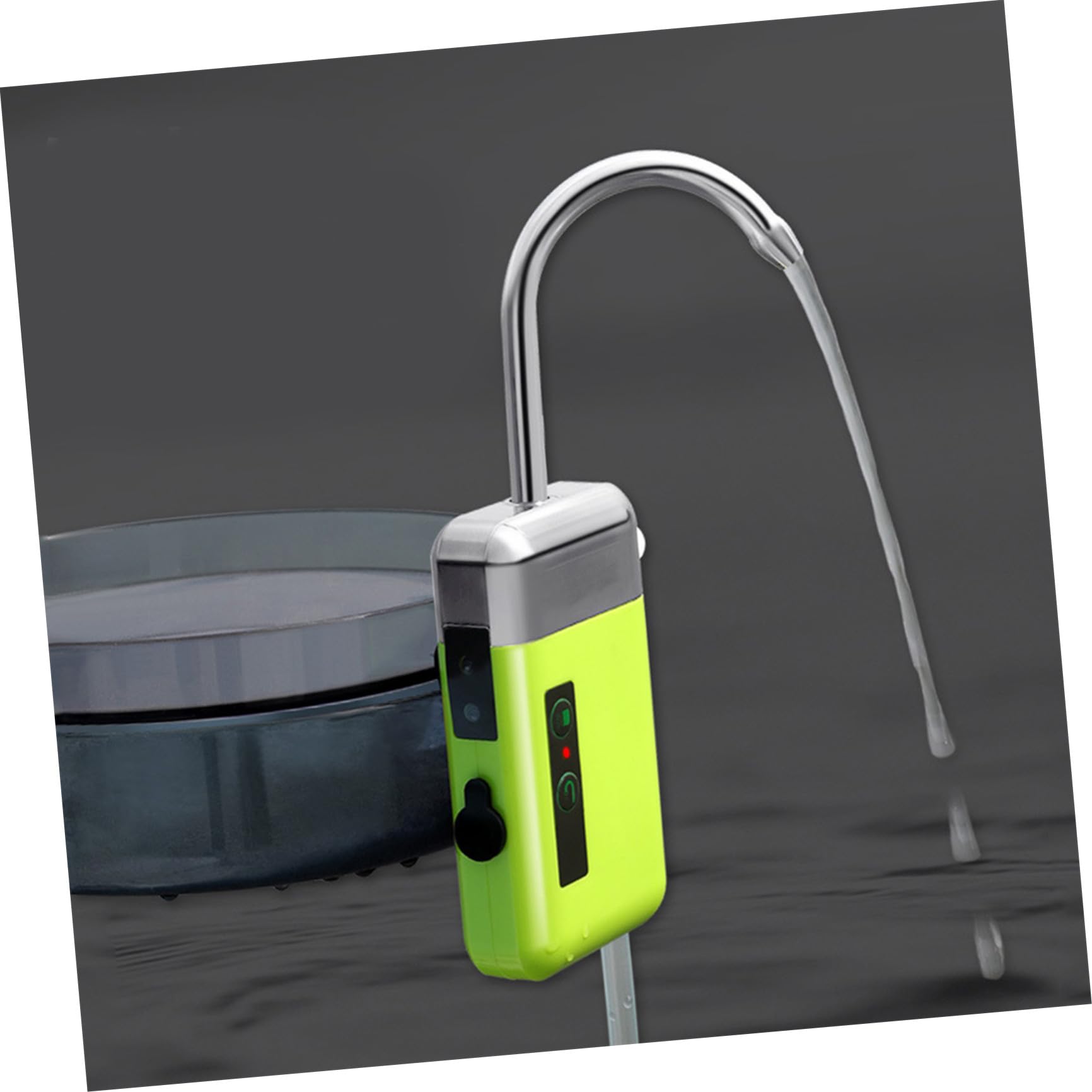 Wiederaufladbare Sauerstoffpumpe für Aquarium und Teich, USB, Grün