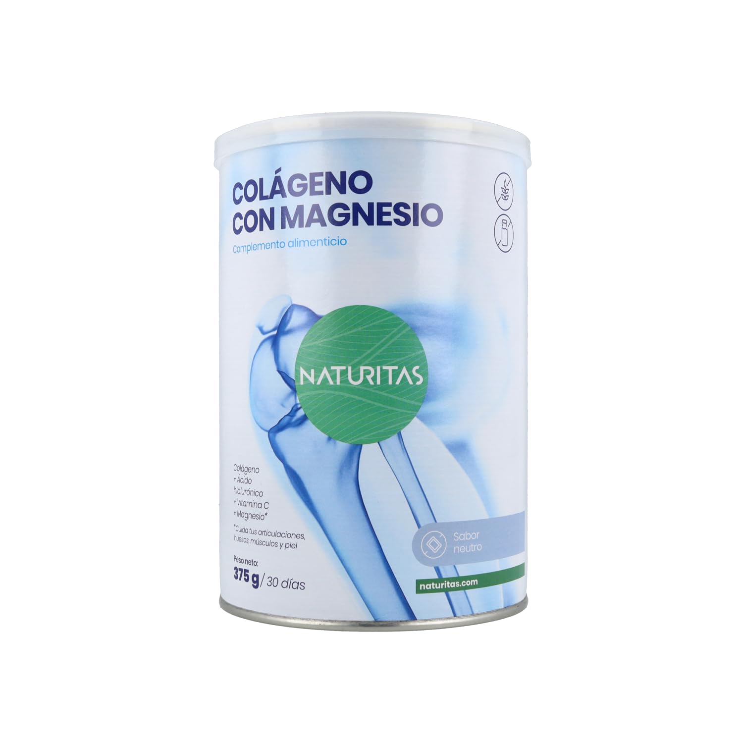 Pack Colágeno con magnesio sabor neutro | 2x375g | Naturitas Essentials | Colágeno biodisponible | Articulaciones y piel | Colágeno