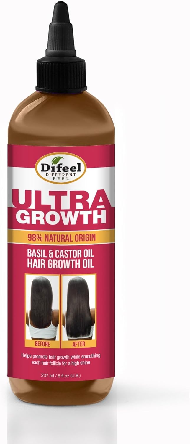 Difeel Ultra Growth Basil & Castor Haargroeiolie 235 ml