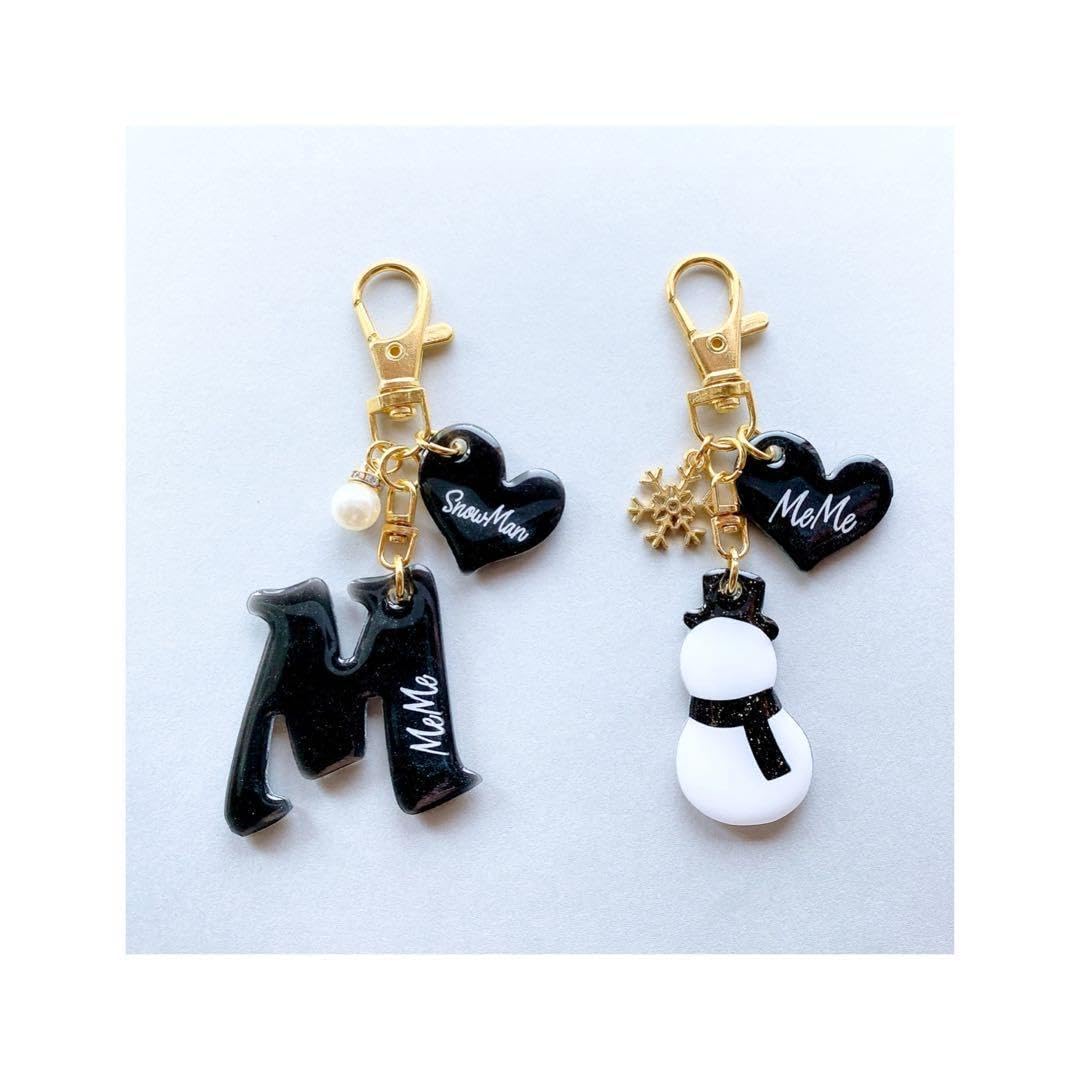 Amazon.co.jp: 3287 SnowManイニシャルキーホルダー 雪だるま