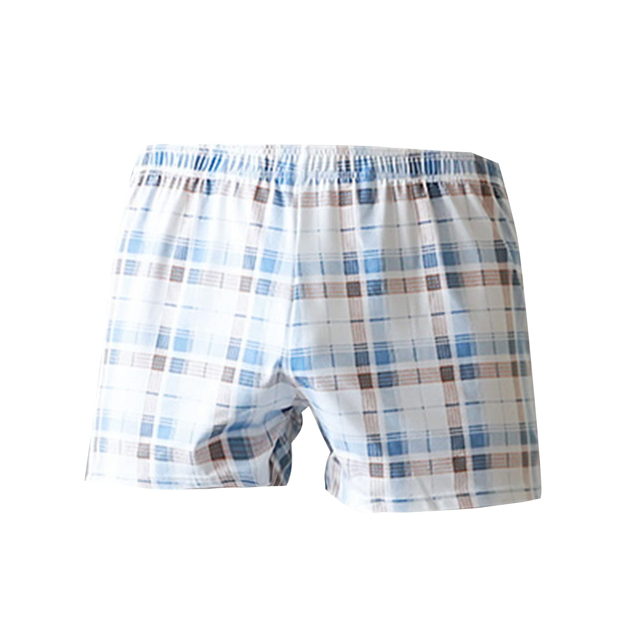 SWJGLITTR Mens Waist Printed Boxer Briefs Ice Silk Breathable Underwear Loose Quick-Drying Arrow Shorts