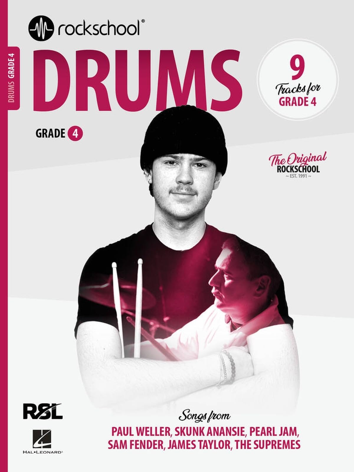 Rockschool Drums Grade 4 2024 | Drum Sheet Music and Practice Tracks with Online Audio | Drum Songbook for Rock and Pop Students | Percussion Exam Book for Intermediate Drummers and Music Education
