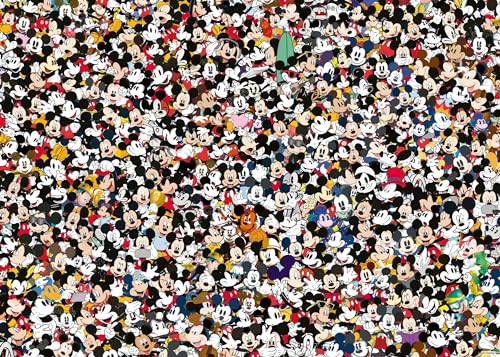 Ravensburger - Puzzle Adulte - Puzzle 1000 pièces - Mickey Mouse (Challenge Puzzle) - Adultes et enfants à partir de 14 ans - Puzzle de qualité supérieure - Disney - 12000529