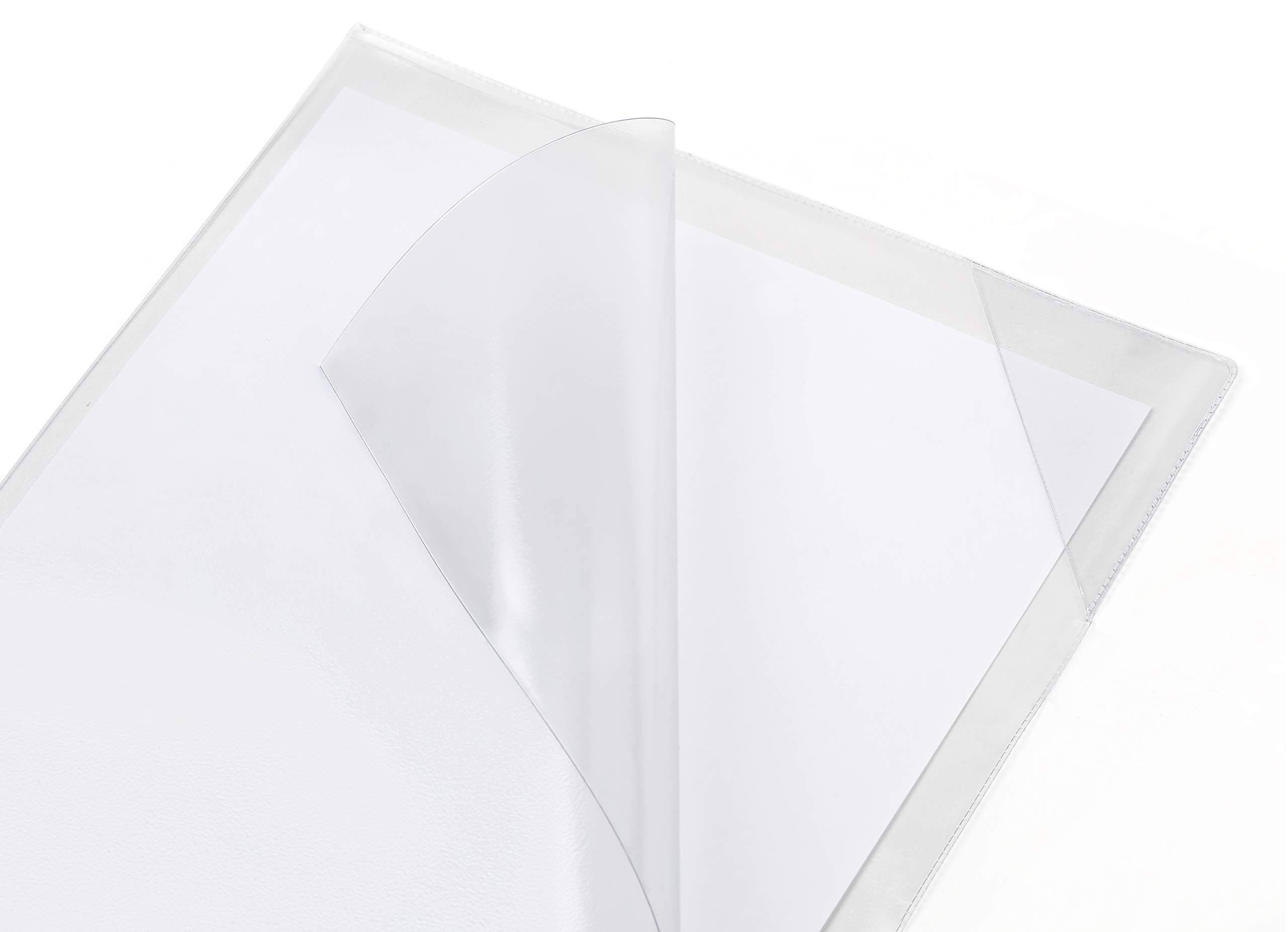 Tarifold 194773 Pack 5 Pochettes plastique adhésive A4 transparentes, cadre d'affichage autocollant repositionnable Kang Easy Load