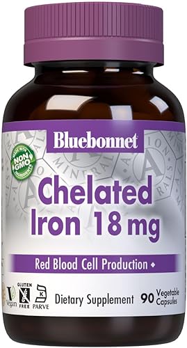 BLUEBONNET Nutrition Albion CHELATED Hierro 18 mg BLUEBONNET Nutrition Albion CHELATED Hierro 18 mg