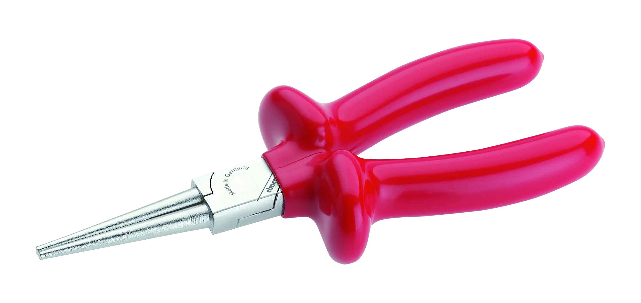 Alicate punta redonda Cimco diamant plus para montaje de cuadros eléctricos 1000v