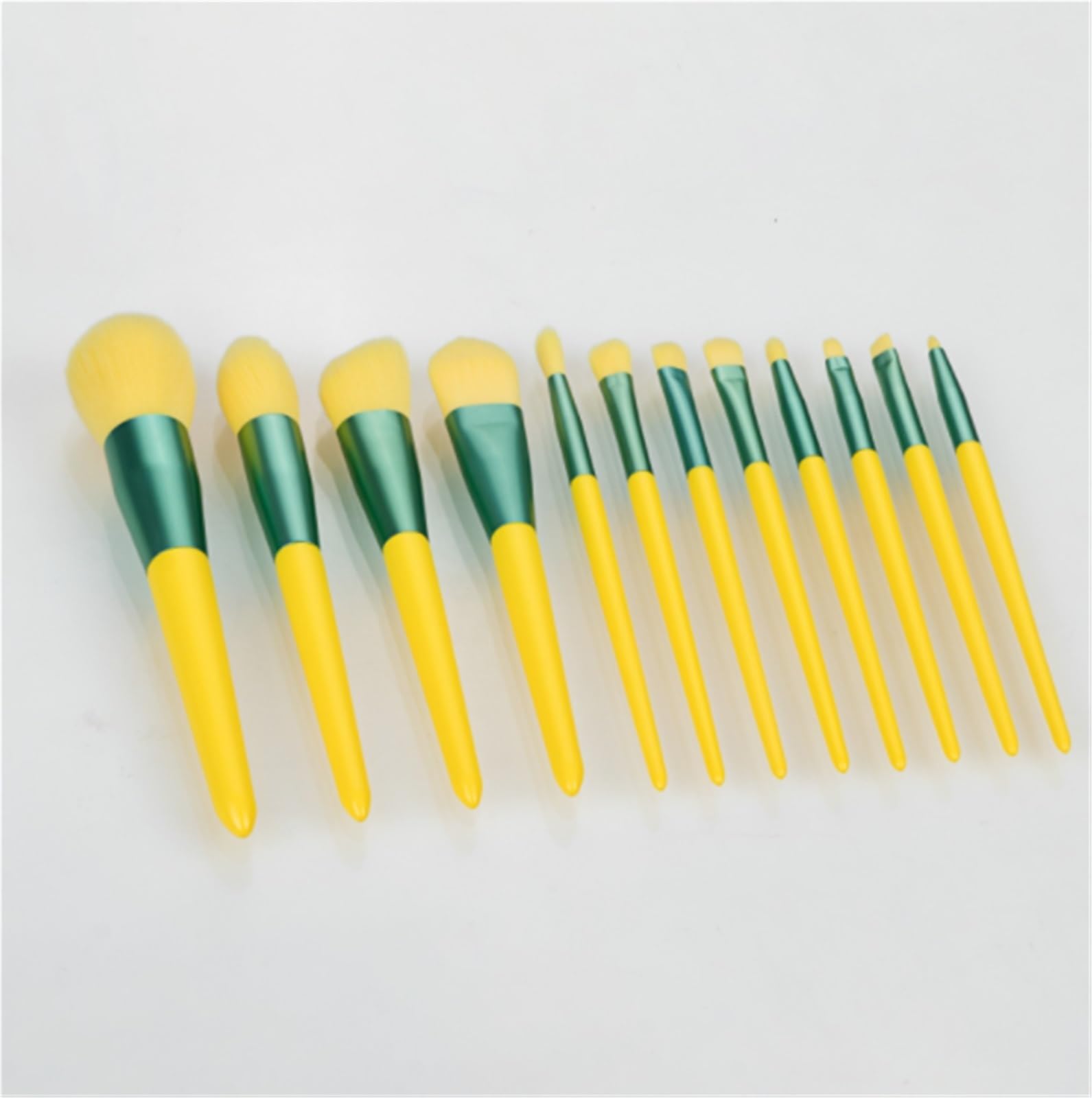 Pinsel Werkzeuge Make-up Pinsel Set 12 Stück For Kontur Rouge Concealer Lidschatten Gesichtsbemalung(Yellow-Brush Pack)