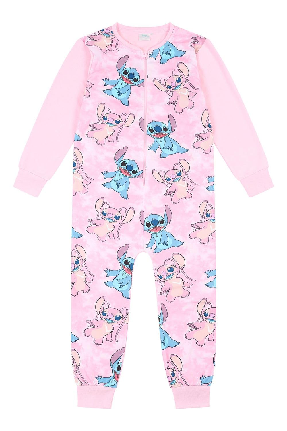 Disney Lilo et Stitch Stitch & Angel Grenouillère en polaire rose pour enfant
