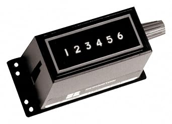 2-1006, Counter; Electromechanical; 115 VAC; Base Mount; 6; 7.8 W; Wire Leaded