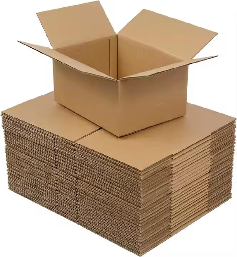 Double Wall Cardboard Boxes 6x6x6 Inch (150x150x150mm) – Small Strong Cube Boxes for Shipping, Postage, Packing, Moving & Storage | Pack of 20