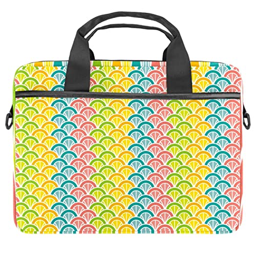 Funda maletín de ordenador 13-14.5" y bandolera manga mensajero multicolor antirrayaduras