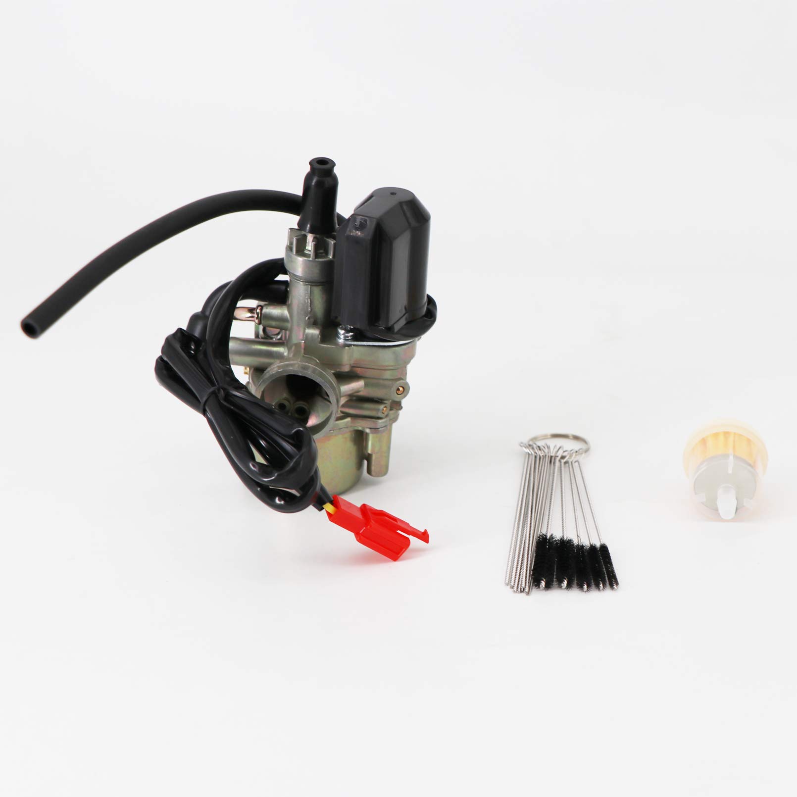 Vergaser Ersatz für Speedfight 50cc Scooter 1 & 2, Ersatz für Peugeot Honda Elite Dio 50 alle 50cc 2-Takt Roller oller mit 1P40QM / B Motor