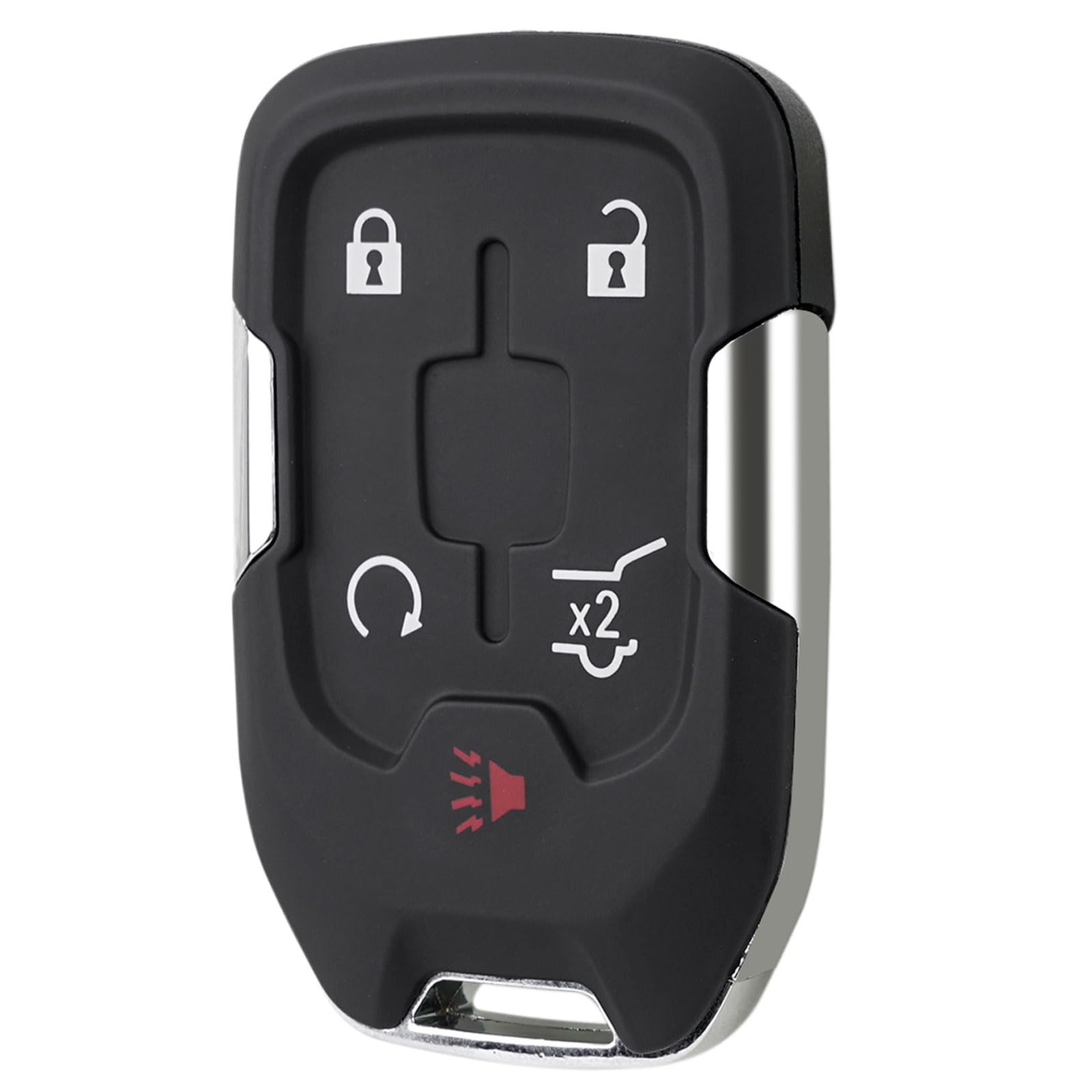 TOP-VIGOR GMC Acadia Car Key Fob HYQ1EA, 5 Tasti Chiave Telecomando Sostituzione 13584502 433MHz per GMC Acadia 2017 2018 2019 2020