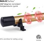 MAXSafes Gun Safe Dehumidifier Rod, Dry Rod - Easy Installation Plug-in Electric Dehumidifier Eliminates Moisture for Gun Safes & Cabinets, ETL Approved,12in