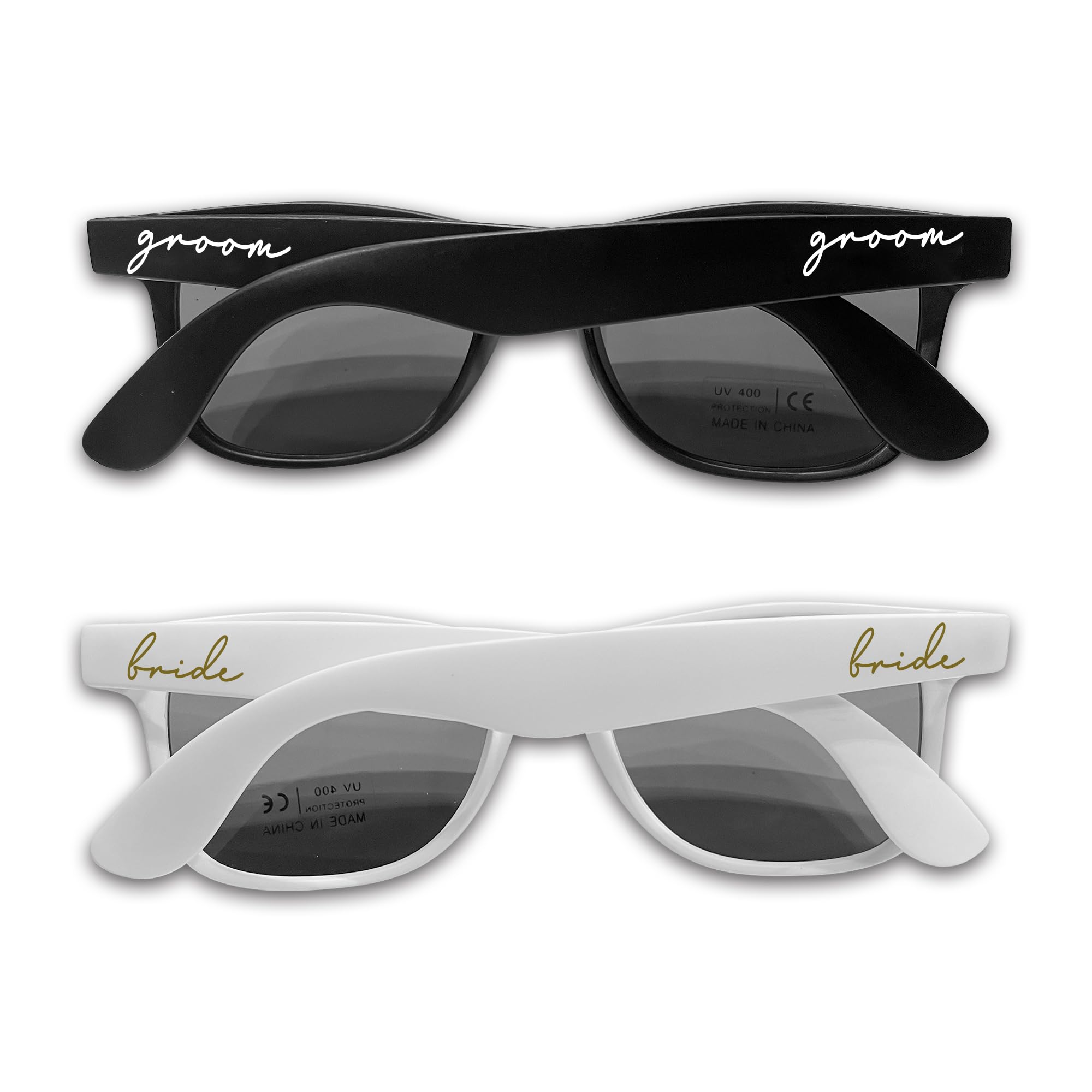 Bride and Groom Polarized Sunglasses for Wedding – UV400 Protection, Lightweight & Stylish Couple Sunglasses