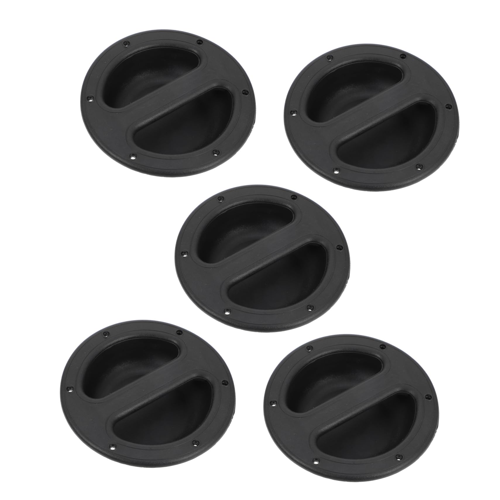 VILLCASE 5Pcs Round Speaker Handles Durable Audio Cabinet Accessories for Stage Speaker Boxes Lightweight Wear Resistant for and Installation