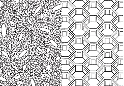 The Mindfulness Patterns Coloring Book: Anti-Stress Adult Coloring & How to Draw Soothing Patterns: