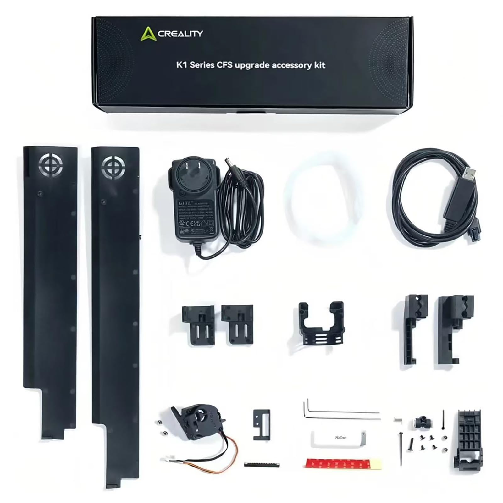 Creality CFS Upgrade Kit for K1 Series 3D Printers, Enables Multi-Color Printing with Up to 16 Colors, Compatible with K1 Max, K1C, K1, K1 SE, Includes New Extruder and RFID Support