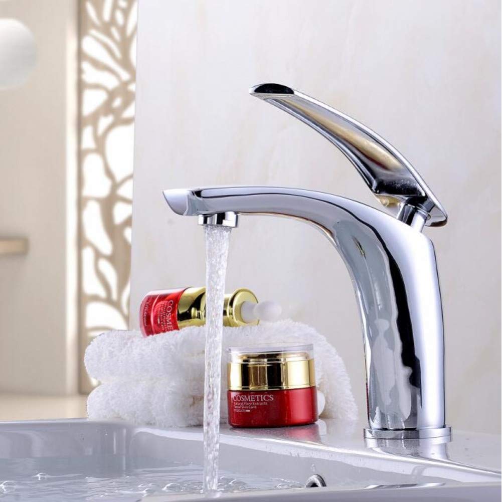 Krany do umywalki łazienkowej YHSGY malowane baterie umywalkowe ciepła i zimna bateria łazienkowa umywalka kran mosiądz złoty/chorme/biały/czerwony kran
