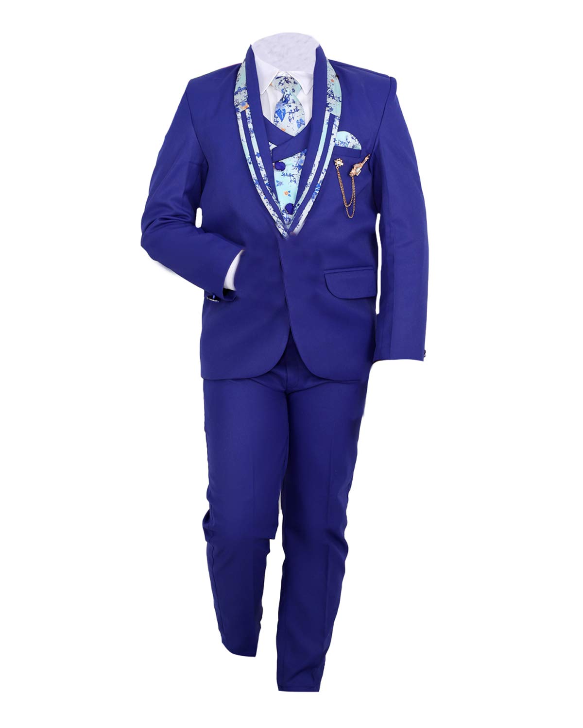 Piece Coat Suit With Shirt Pant Blazer Waistcoat Tie