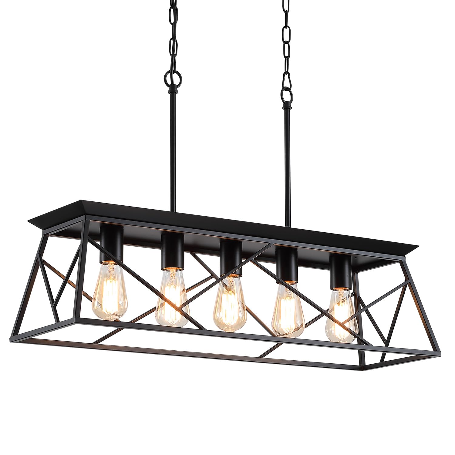 Hchunqjor 5-Light Modern Kitchen Island Lighting