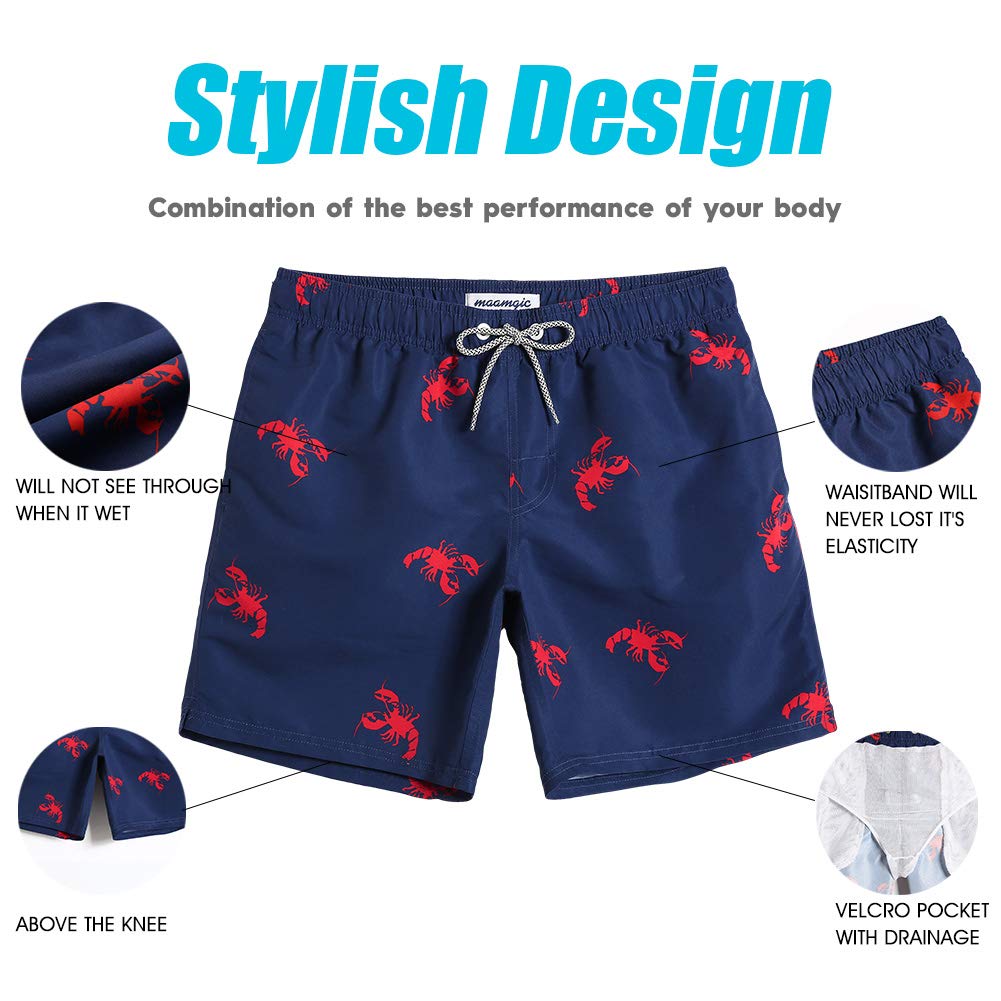 MaaMgic Trunk Style Costume da Bagno Uomo