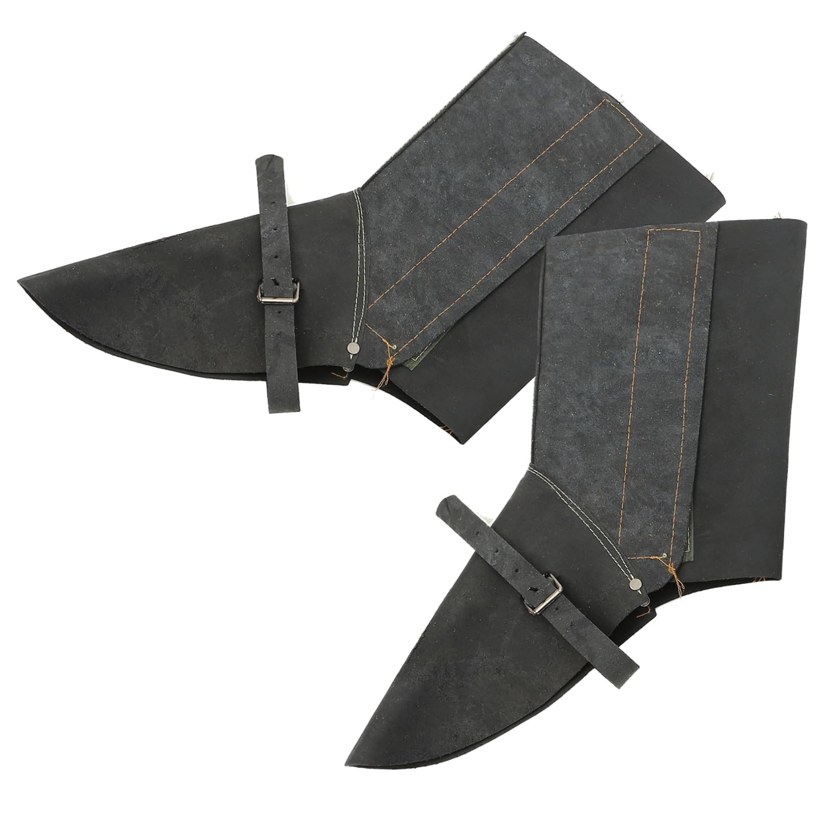 SEWACC Anti-scalding Foot Protective Shoe Cover Boot Covers for Welding Leather Spat Welding Feet Flame Resistant