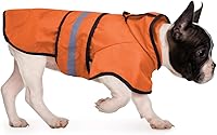 Vista 7 de HDE - Impermeable protector con capucha para perros y cachorros, tallas de la S a la XL (diseño de dinosaurios, talla XL)