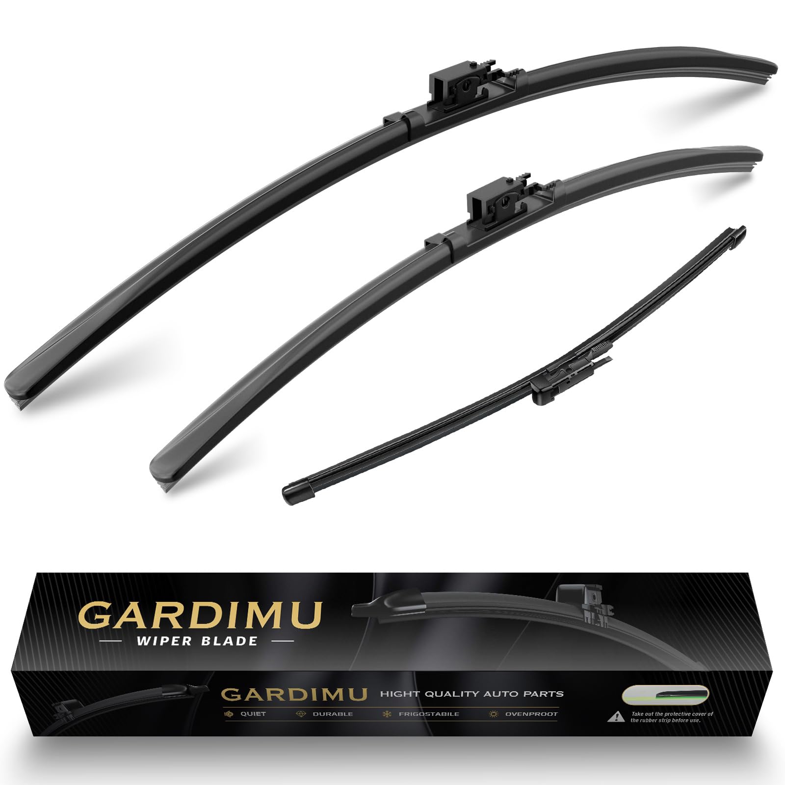 Front and Rear Windshield Wiper Blades for Benz GLA GLA250 GLA 45 AMG 2016-2020, 3 Pcs Front and Back Wipers Replacement, Car Window Wiper for Mercedes-benz GlA 250