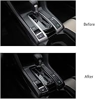 Vista 7 de Thenice para caja de engranajes de la 10ª generación Civic CVT de transmisión automática, calcomanías de panel para Honda Civic Sedán Hatchback