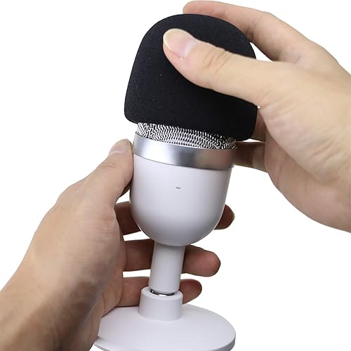 Miniatura 5 de YOUSHARES Razer Seiren Mini Pop Filter - Funda de espuma para parabrisas compatible con Razer Seiren Mini Micrófono de Streaming para bloquear