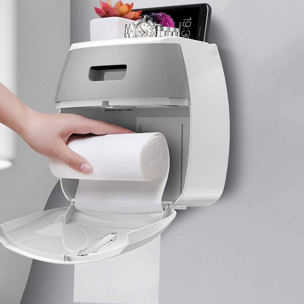 XYNSNDB Portarrollos de Papel con Adhesivo, no Perforado, montado en la Pared y en la encimera, para decoración de Cocina y baño