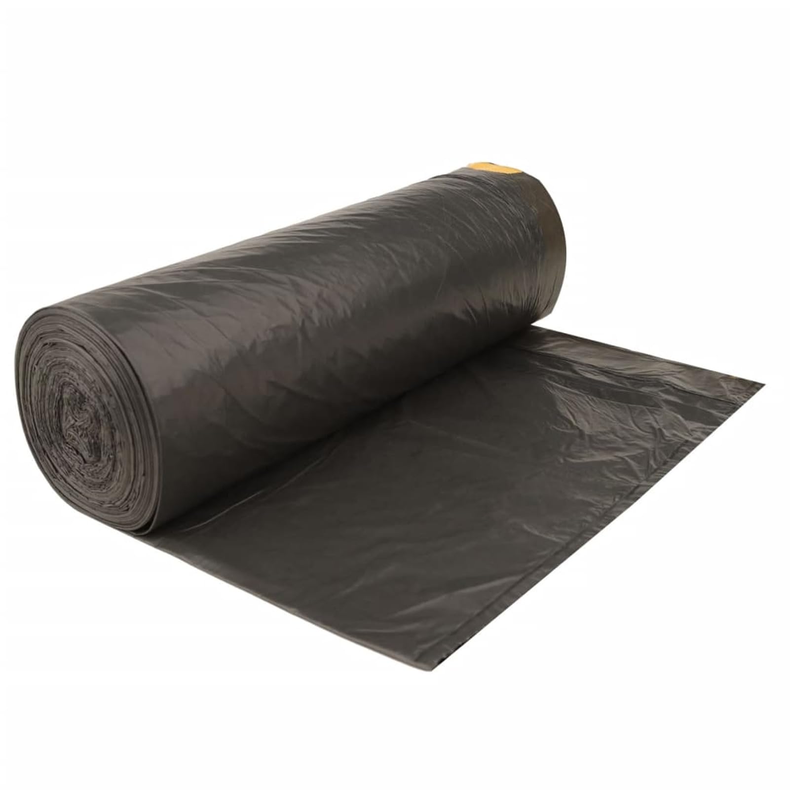 Bolsas de basura con cordones, 250 unidades, 120 L, color negro