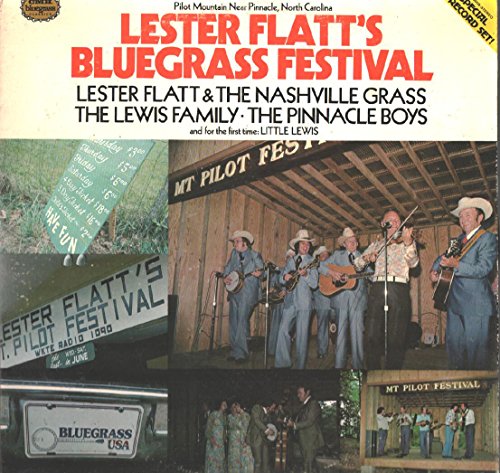 Lester Flatt & The Nashville Boys / The Lewis Family / The Pinnacle Boys / Little Lewis: Lester Flatt's Bluegrass Festival 2LP VG++