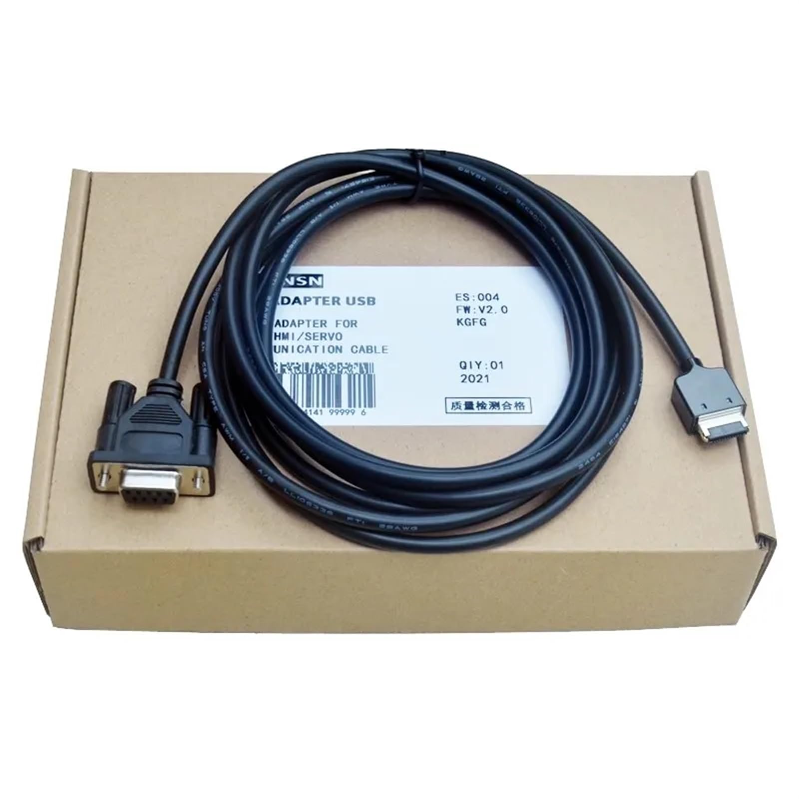 AL-00490833-01 for câble de débogage servo série RQ câble de téléchargement de programmation de Port USB 3M (Color : Serial)