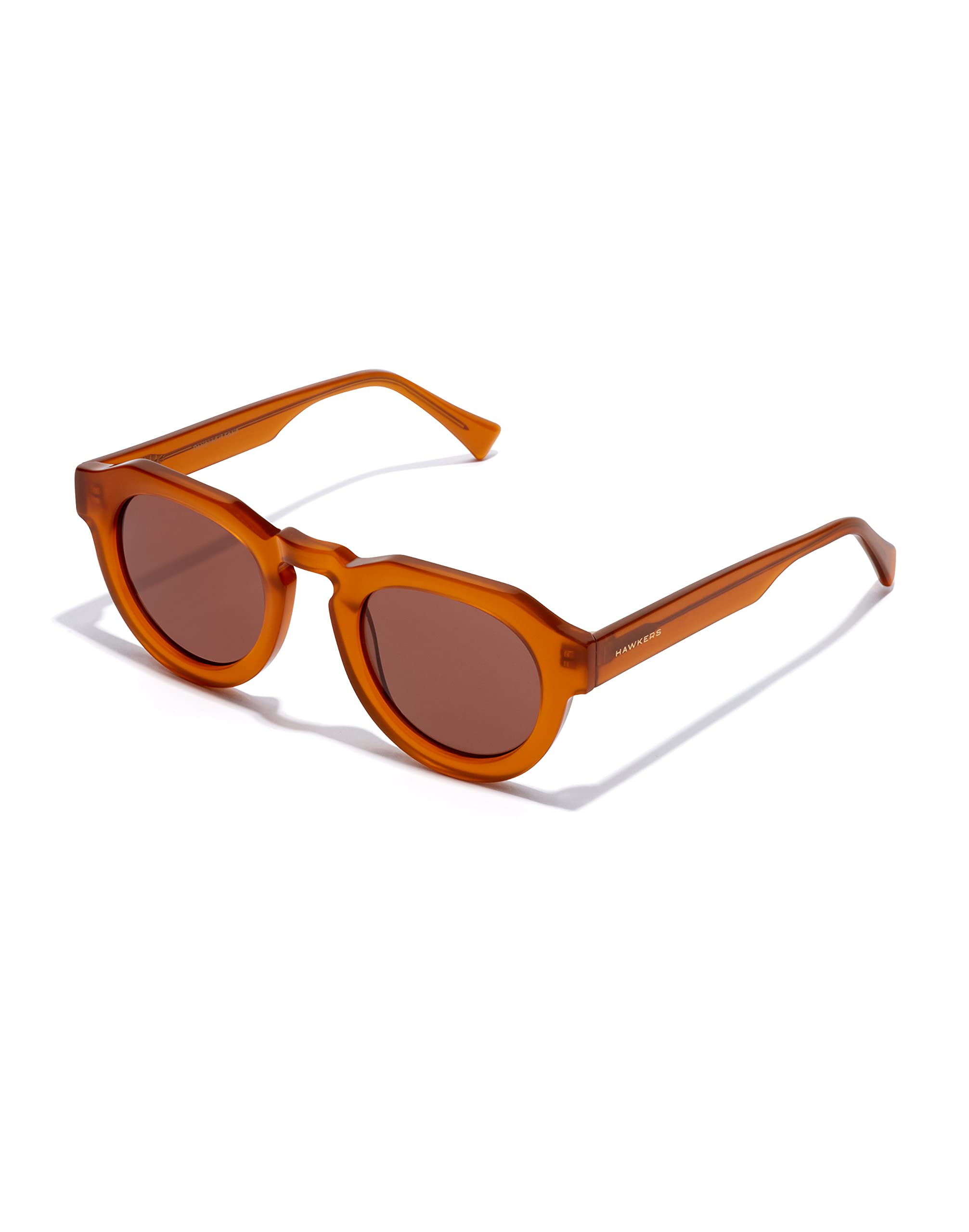 Hawkers Unisex Brown Sunglasses Warwick Uptown - Mustard