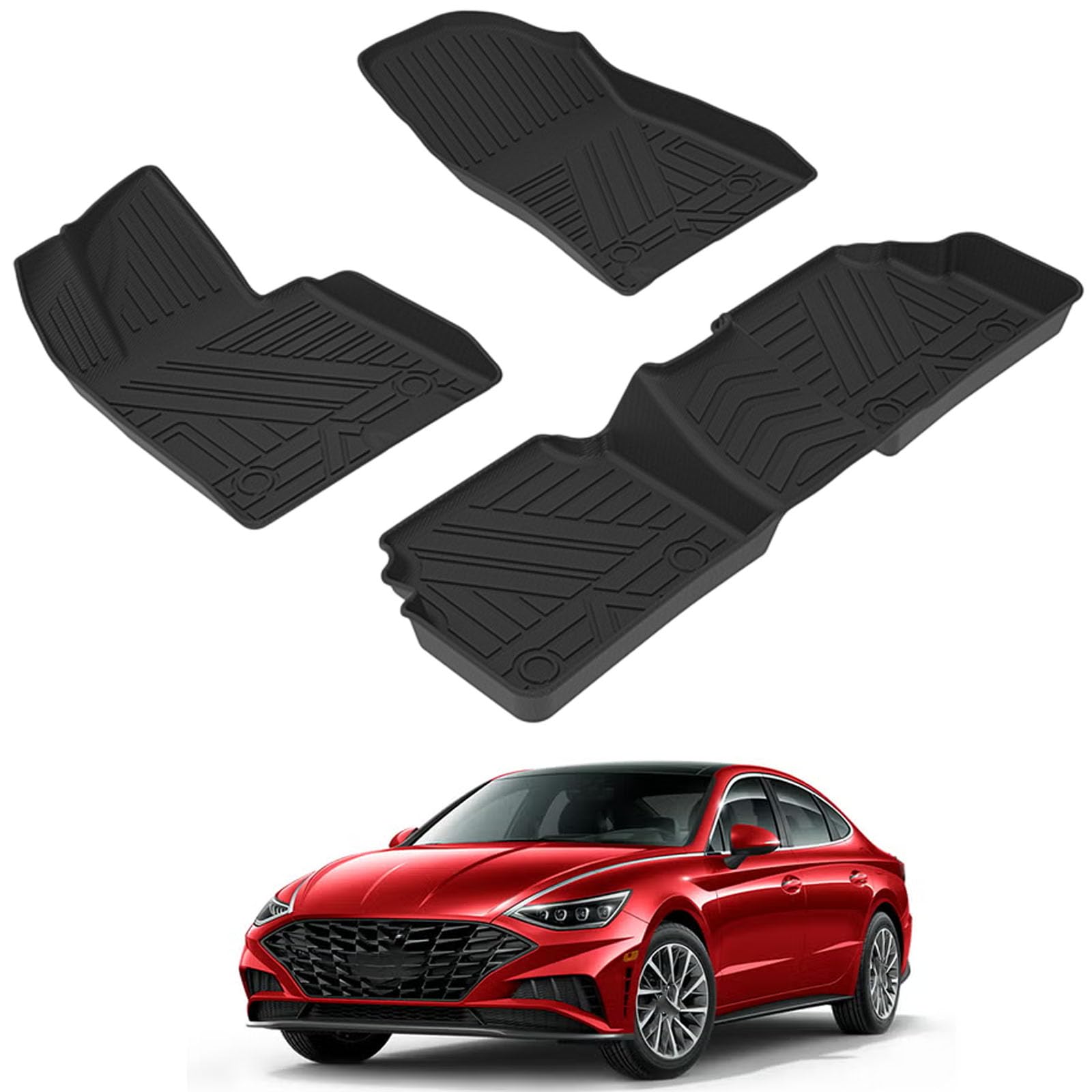 PAPEP Floor Mats for Hyundai Sonata X 2020-2022 RHD