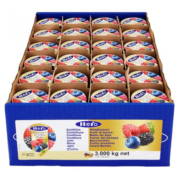 Hero Confettura Extra ai Frutti di Bosco Monodose 120x25g