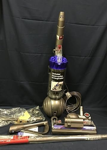 Dyson Ball Animal 2 Aspiradora vertical con cable filtro HEPA, ajuste de altura, cabezal limpiador autoajustable, mango telescópico, cepillos