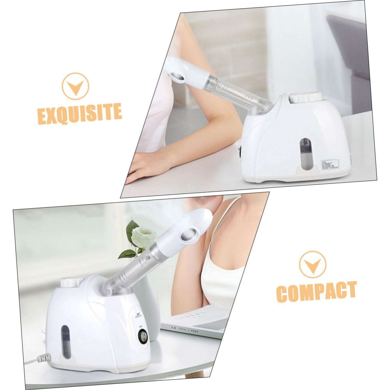 Healeved Facial Portátil, Humidificador de Vapor para Tratamientos Faciales, Hidratación Profunda, Diseño Compacto para Rutina Diaria y Aromaterapia