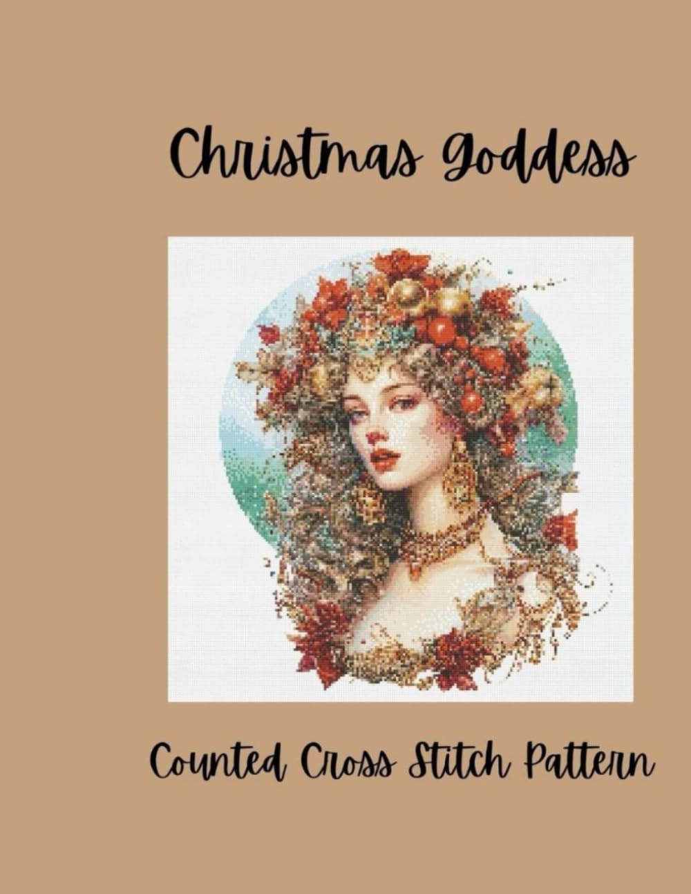 Christmas Goddess: Counted Cross Stitch Pattern