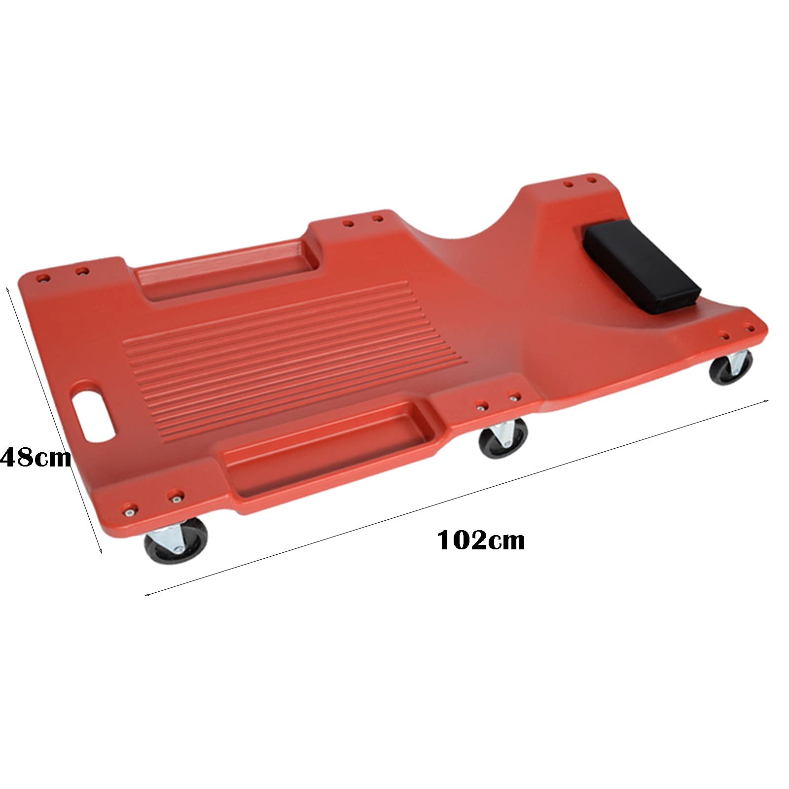 Tablero De Mentira De Reparación De Automóviles De Plástico, Camilla Mecanico , Ruedas Dolly Con Luz, Corredor Universal Flexible, Plataforma Con Ruedas Para El Taller De Reparación De Automóviles
