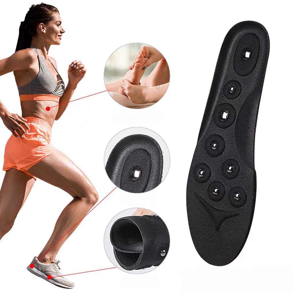 Solette magnetiche per digitopressione, Solette magnetiche per Donne e Uomini, riflessologia Plantare, Dolore al Piede, digitopressione, migliora la circolazione sanguigna, fascite Plantare