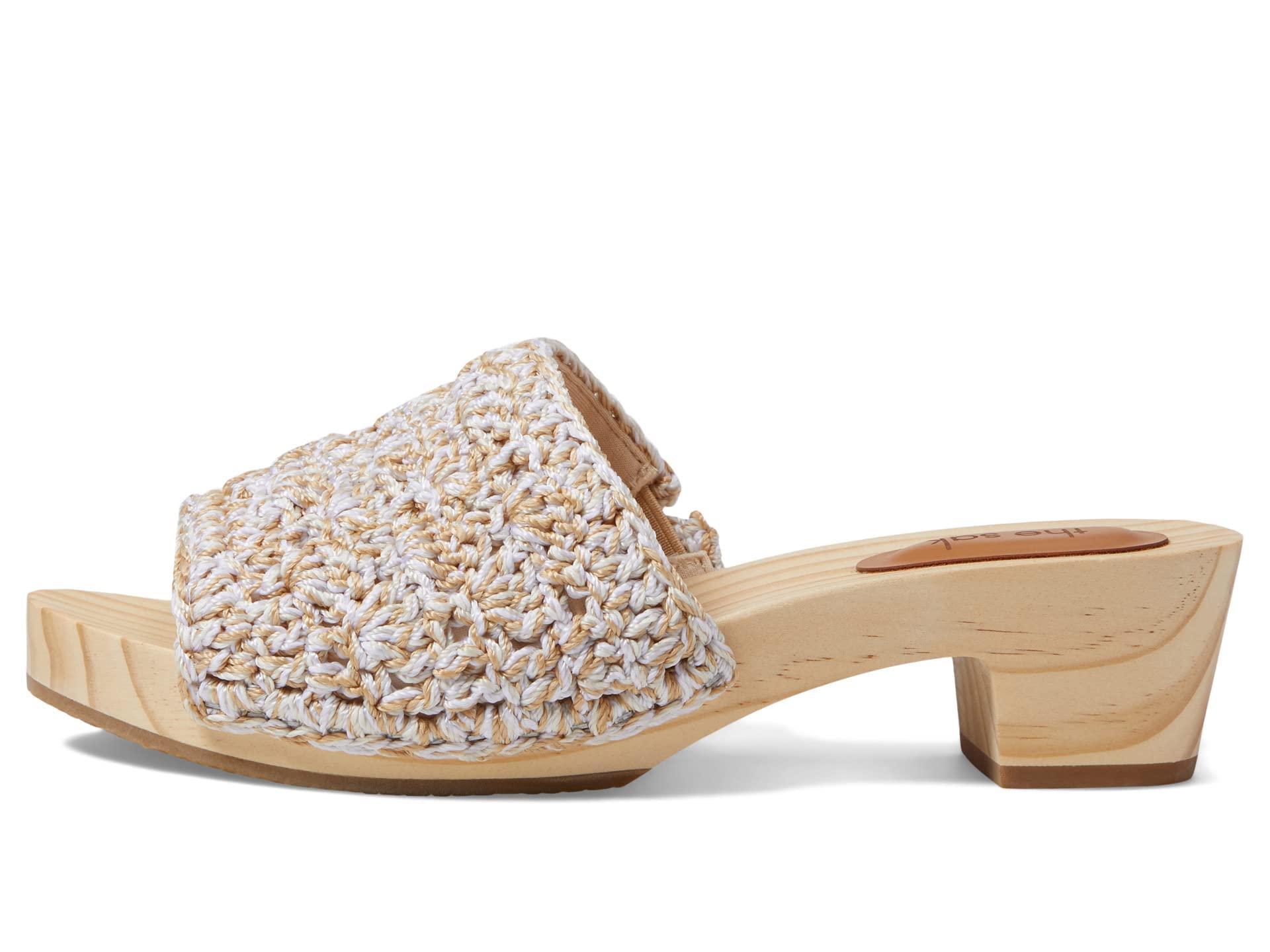 The SakElla Clog Sandal in Crochet, Slip On Shoe
